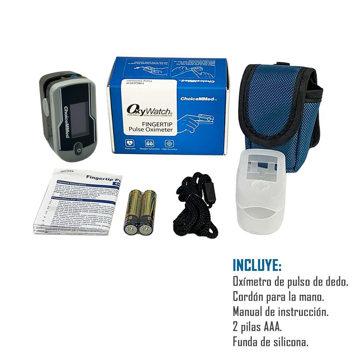 Oxímetro De Pulso Para Dedo Adulto Md300c21 Gris-3