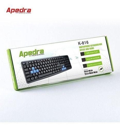 Teclado Pc Usb Apedra K-816 Premiun -1