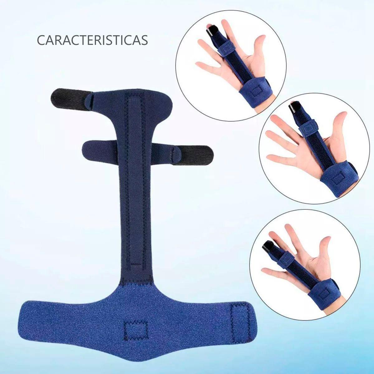 Inmovilizador Dedo Adulto Para Indice Medio Anular Ajustable-3