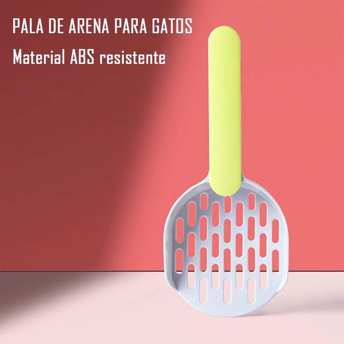 Pala Sanitaria Recogedor Feca Excremento Gatos Amarillo-3