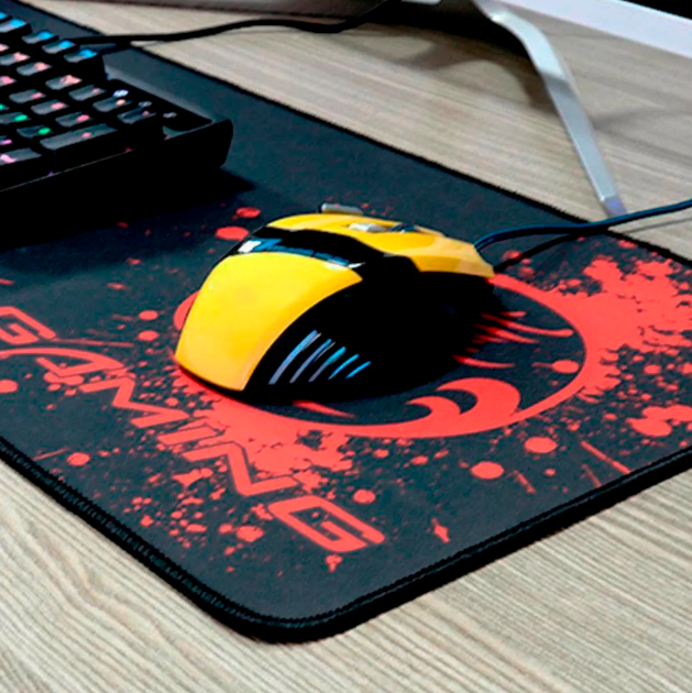 MOUSEPAD GAMER XL ANTIDESLIZANTE IMICE PD-03 80X30 CM COSIDO-4
