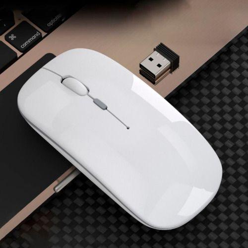 Mouse Imice E-1300 Wireless 2.4ghz Inalámbrico Recargable Blanco-1