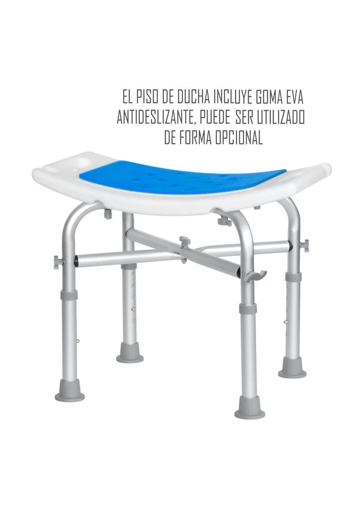 Piso Silla De Ducha Aluminio Bano Bariatrica Antideslizante-2