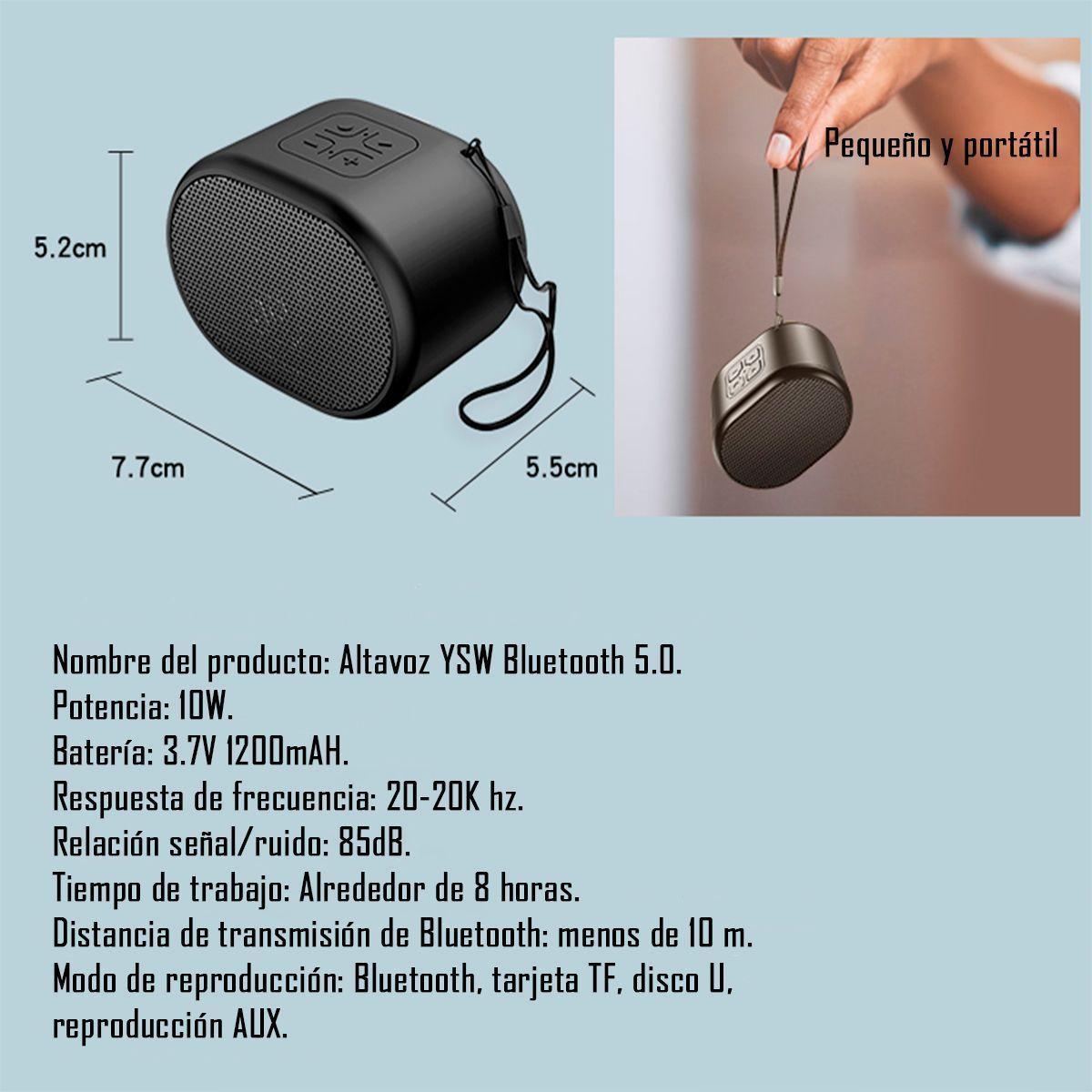 Parlante Speaker Portable Bluetooth Musica Yesido Ysw03-4