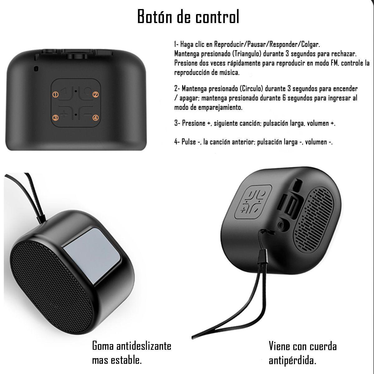 Parlante Speaker Portable Bluetooth Musica Yesido Ysw03-3
