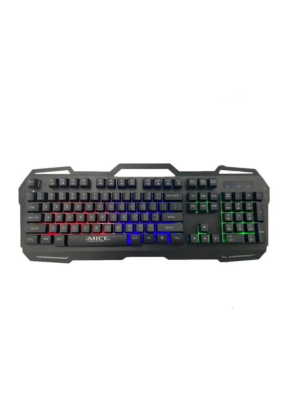 Kit Gamer Imice Teclado Ak-400 + Mouse X6 6400dpi+ Pad S Rgb-6