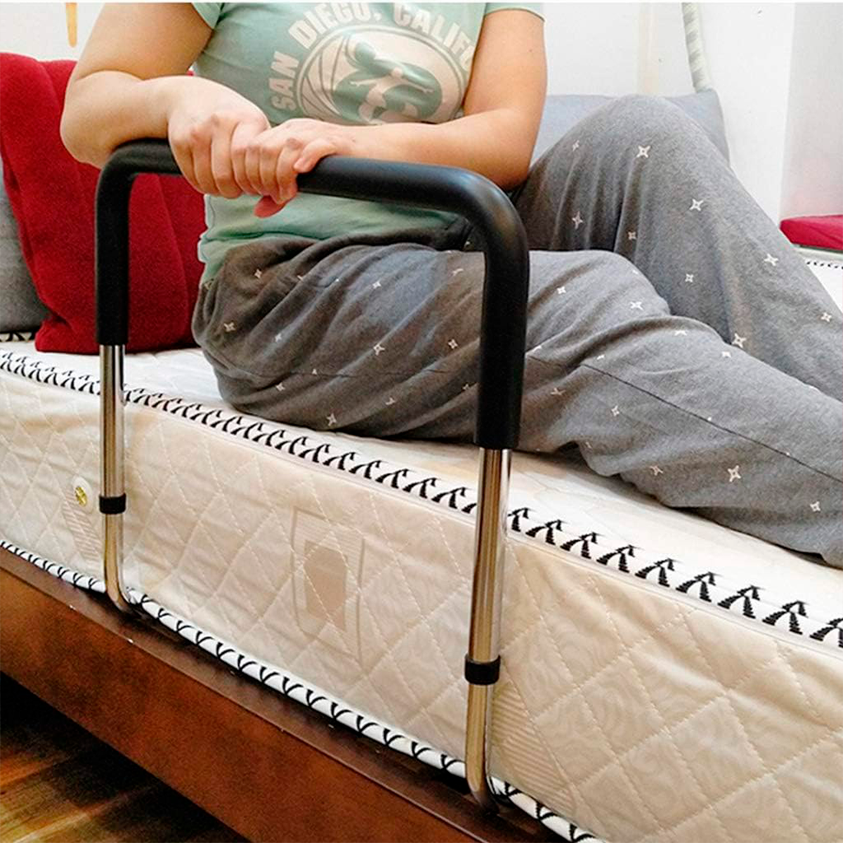 Barra Apoyo Seguridad Para Cama Adulto Mayor Tercera Edad-7