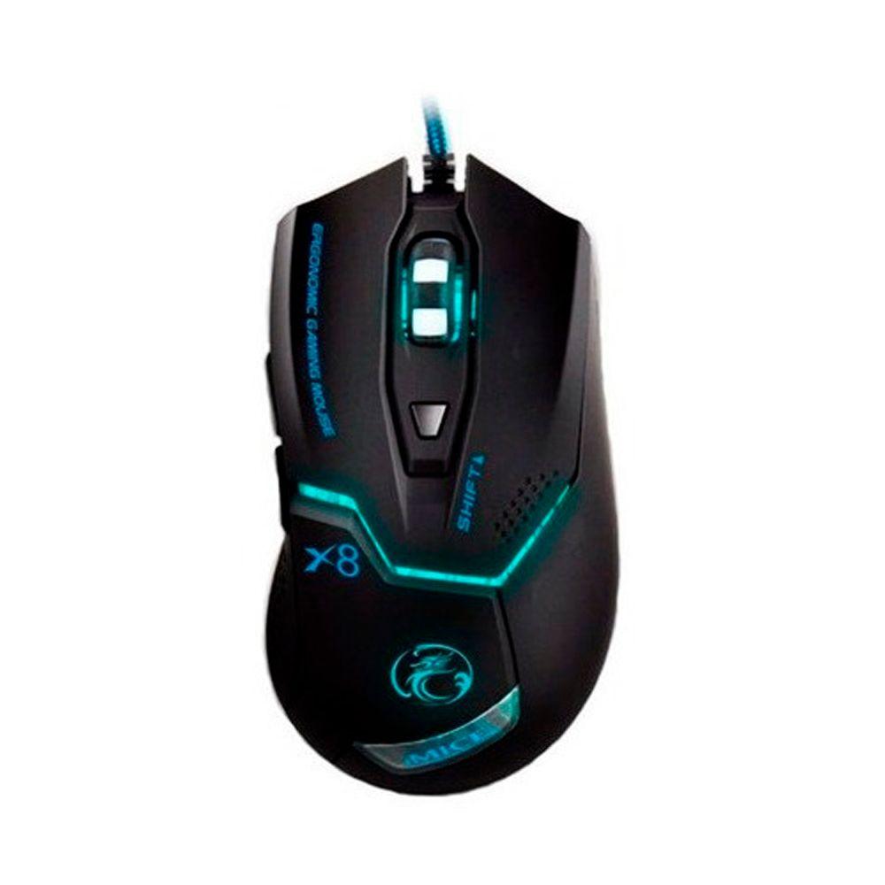 Mouse Gamer Premium Imice X8 Retroiluminado 3200 Dpi-0