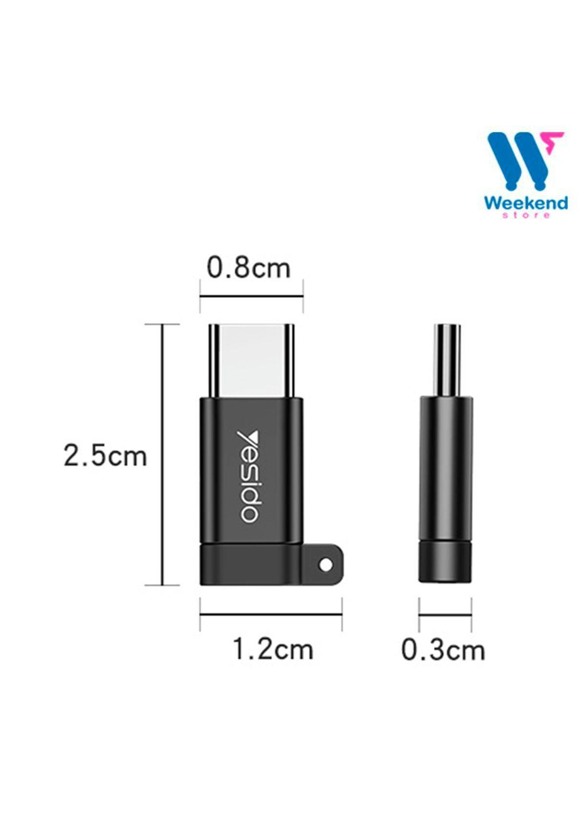 Adaptador OTG YESIDO Micro-USB a Tipo C / GS04-2