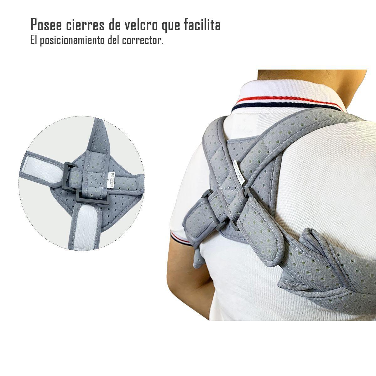 Corrector De Postura Soporte Espalda Unisex Talla L-3