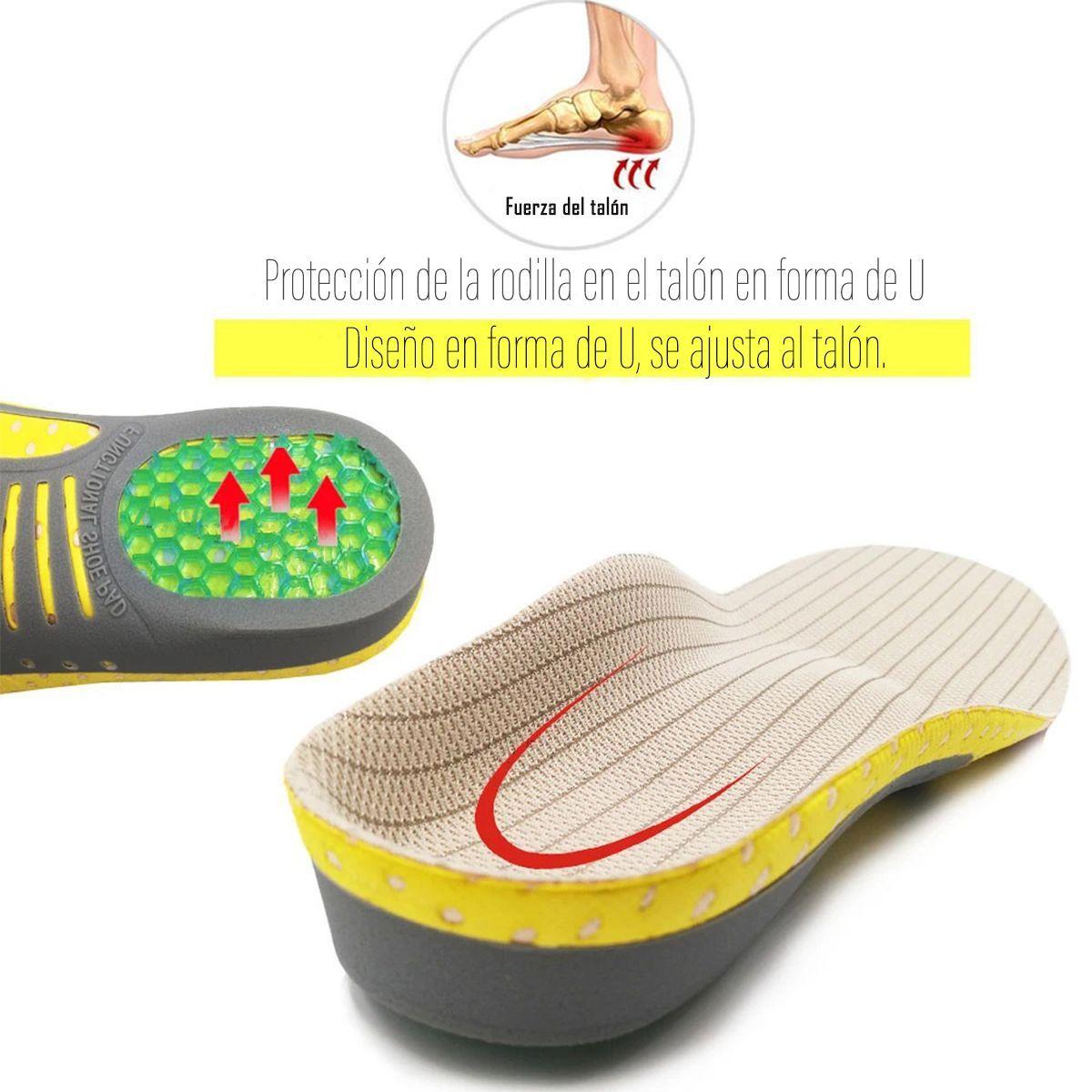 Plantillas Ortopédicas Premium Fascitis Plantar Talla 41-46-3