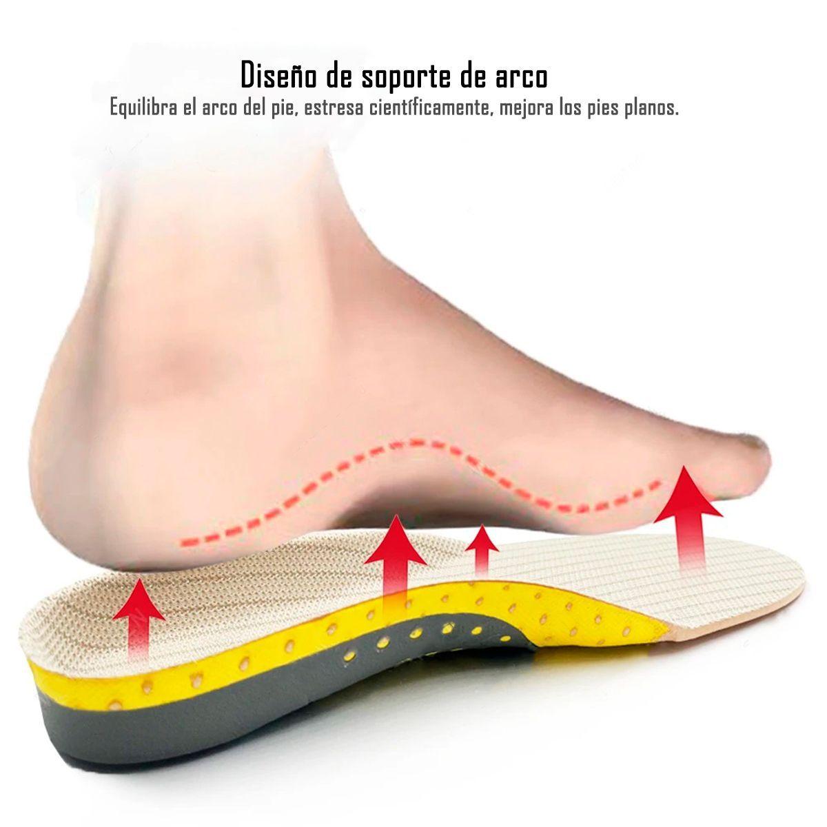 Plantillas Ortopédicas Premium Fascitis Plantar Talla 41-46-5