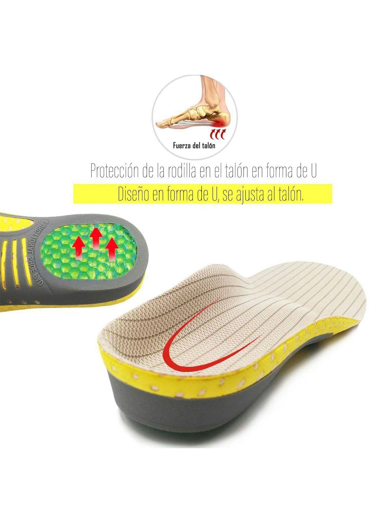 Plantillas Ortopédicas Premium Fascitis Plantar Talla 41-46-3