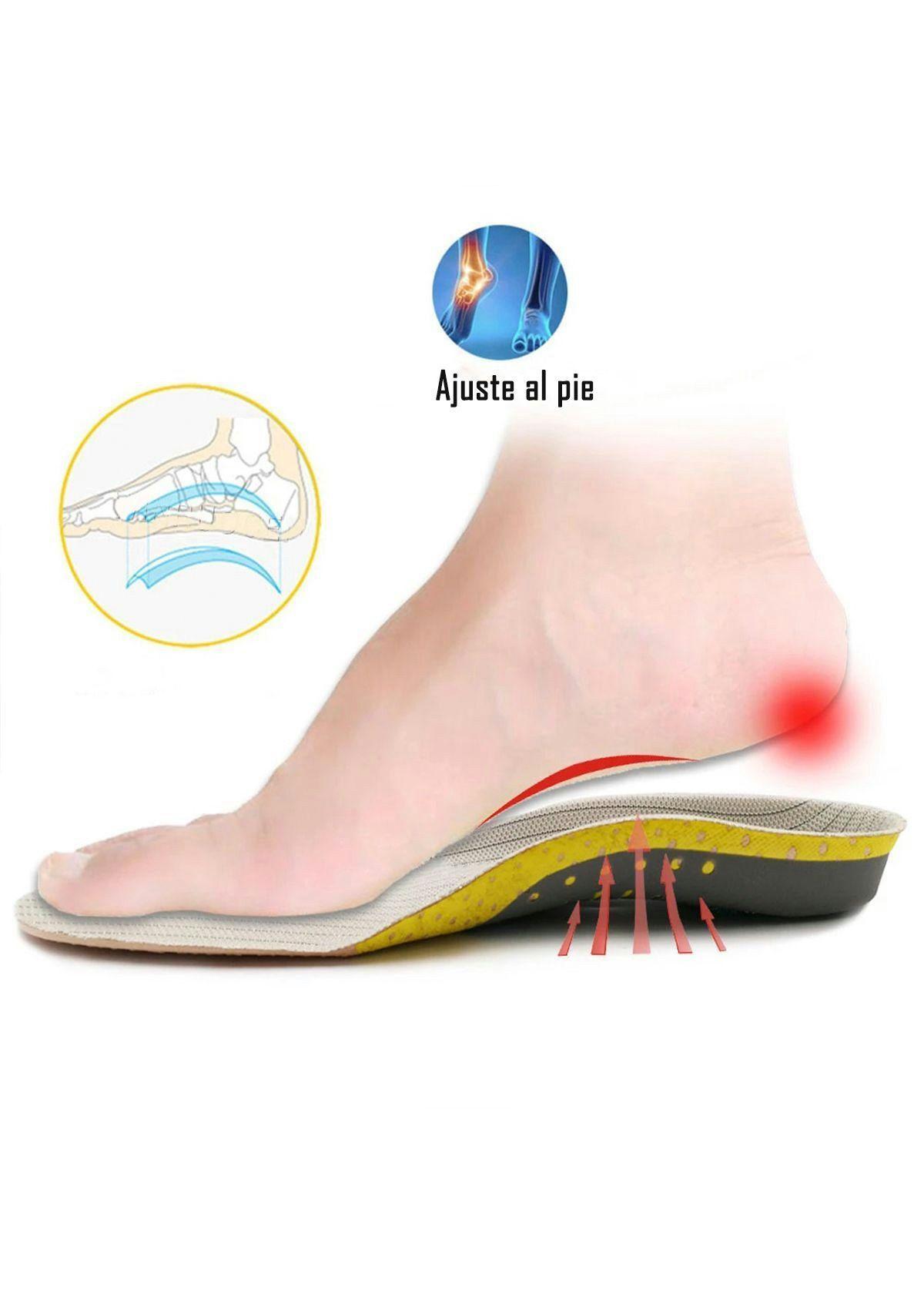 Plantillas Ortopédicas Premium Fascitis Plantar Talla 41-46-6