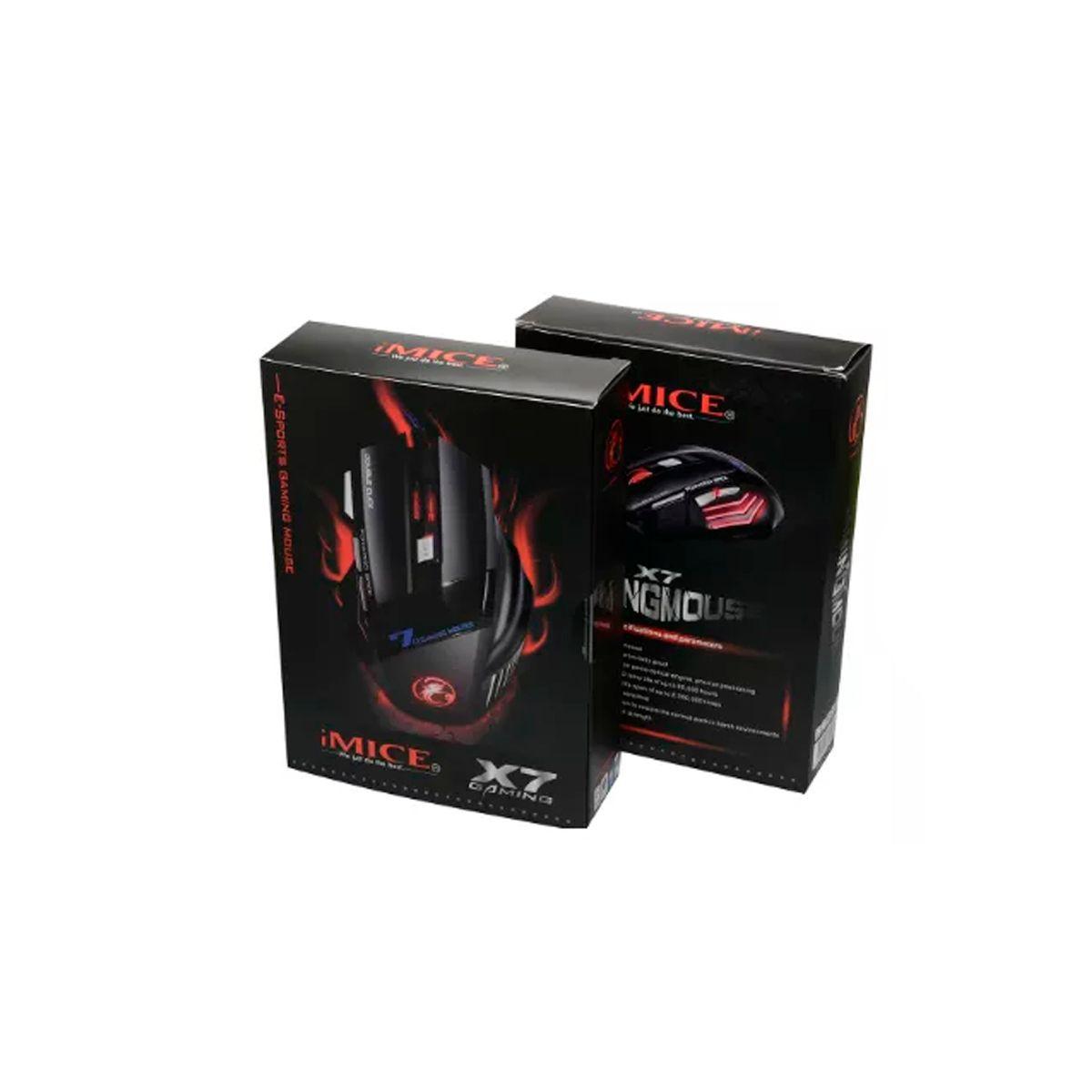 Mouse Gamer Premium Imice X7 2400 Dpi Usb Retroiluminado-1