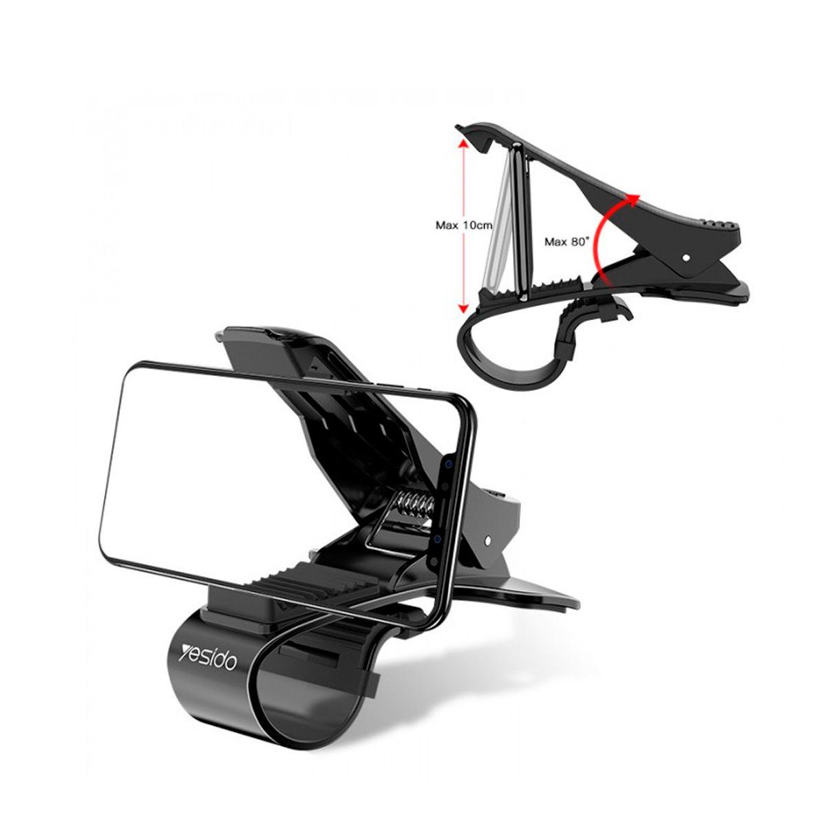 Soporte Celular Para Auto Tipo Pinza Para Tablero Yesido C65-1