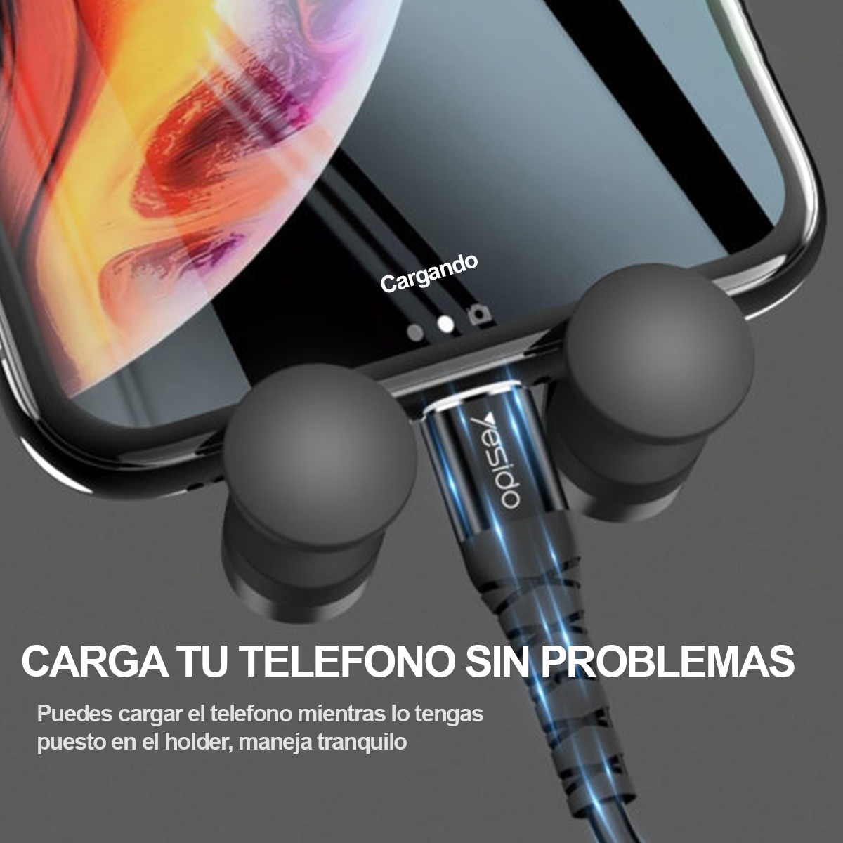 Soporte Celular Auto Car Holder Moderno Yesido C62 Premium-6