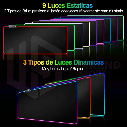 Mousepad Gamer Led Rgb Usb 80x30cm-5