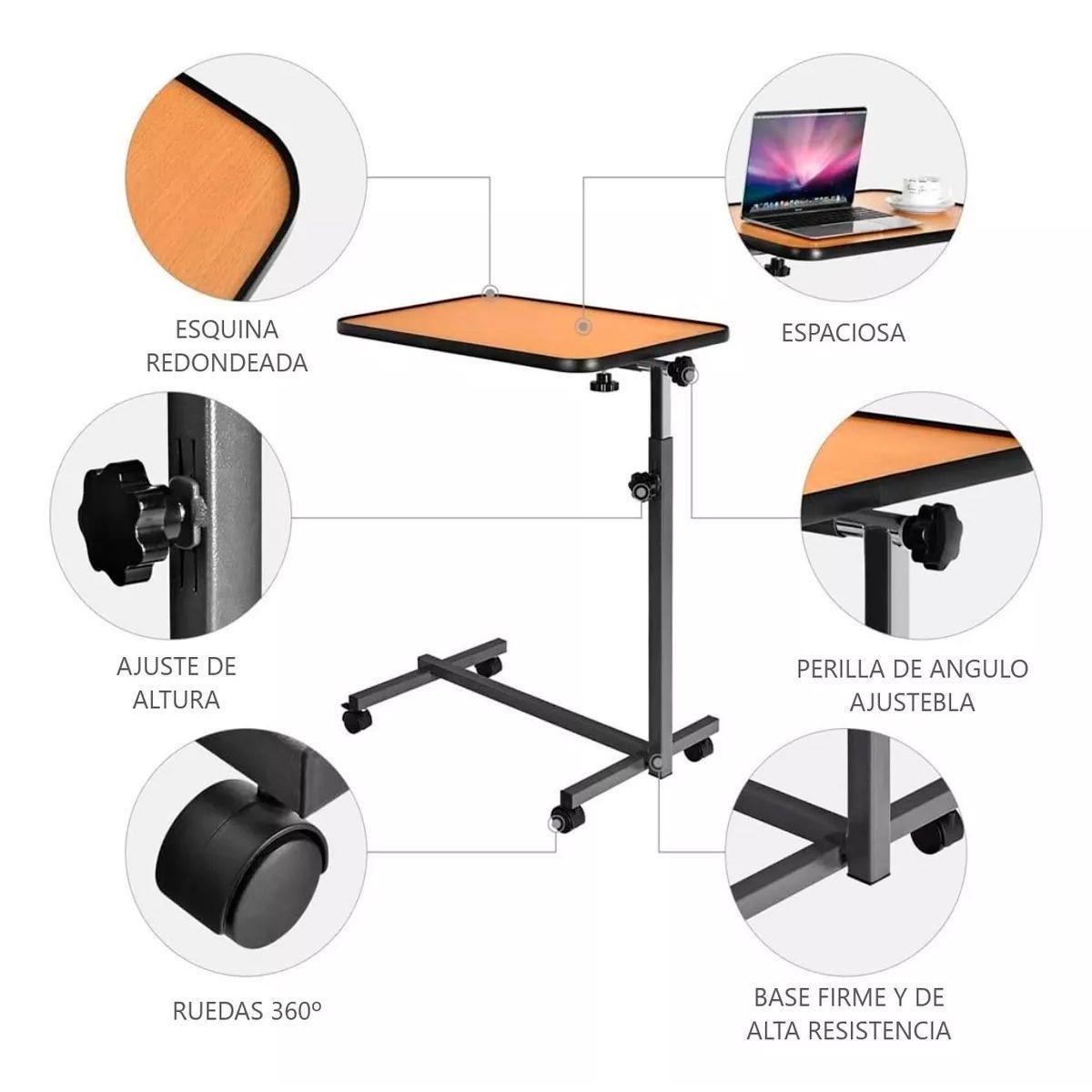 Mesa Reclinable Lateral Hospitalario Cama Altura Ajustable 1101A-3