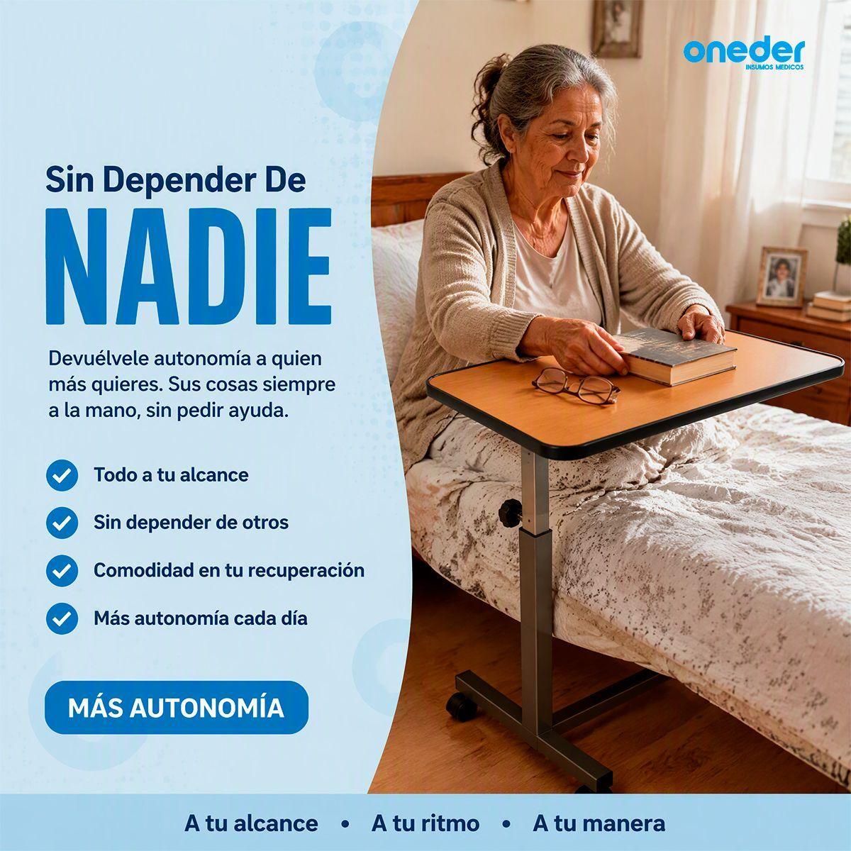 Mesa Reclinable Lateral Hospitalario Cama Altura Ajustable 1101A-4