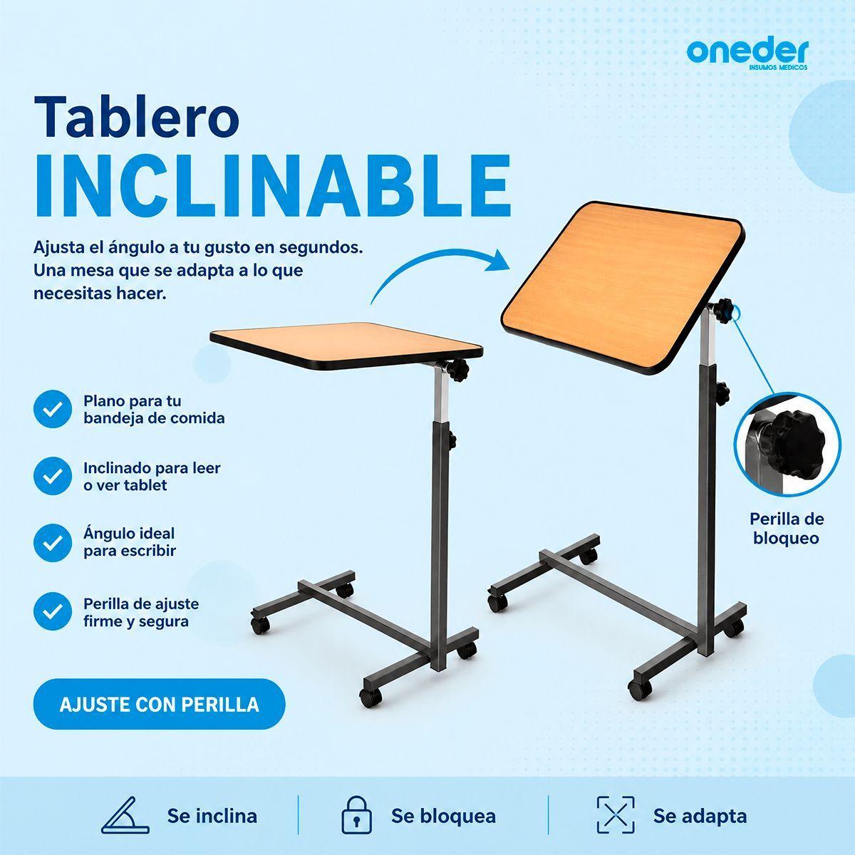 Mesa Reclinable Lateral Hospitalario Cama Altura Ajustable 1101A-5