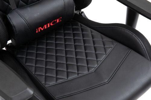Silla Gamer Profesional Imice Retroiluminada Rgb + Control Azul-8