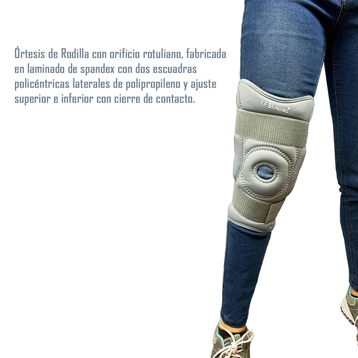 Rodillera Policentrica Con Barras Laterales Blunding Talla S-1