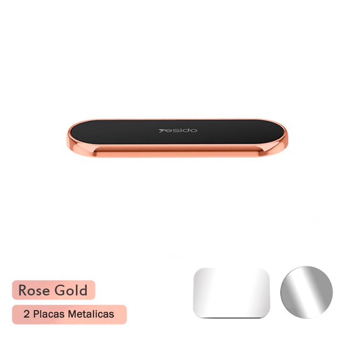 Soporte Holder Magnético Para Celular  Yesido C83 Rose Gold-1