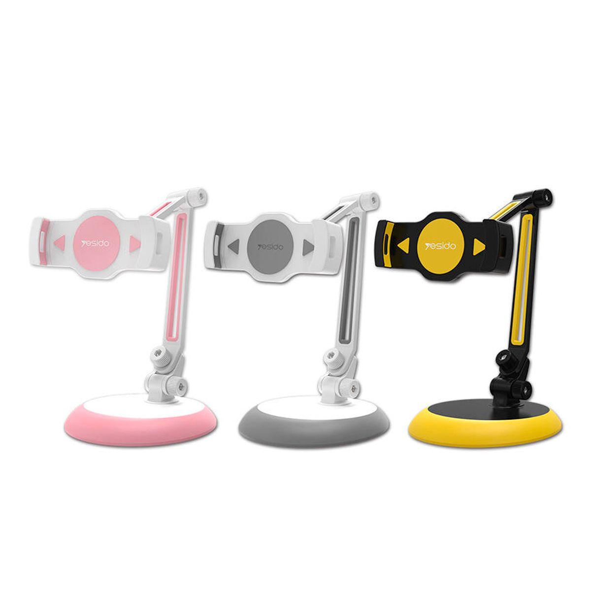 Soporte Para Celular Tablet Telefono Ajustable Yesido C33 Rosado-1