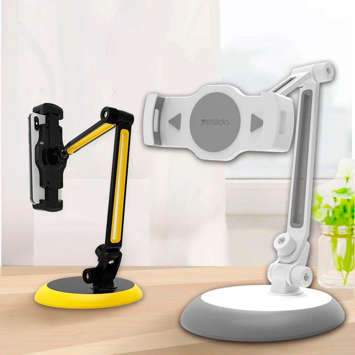 Soporte Para Celular Tablet Telefono Ajustable Yesido C33 Rosado-3