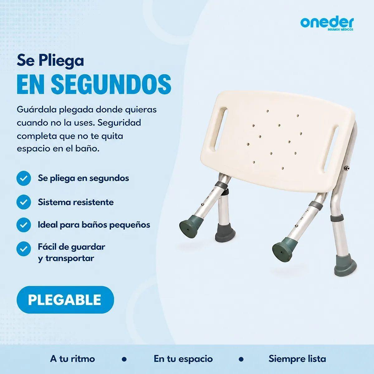 Piso O Banca De Ducha Plegable Con Altura Regulable 203C-6