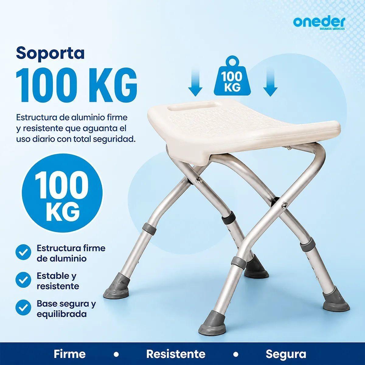 Piso O Banca De Ducha Plegable Con Altura Regulable 203C-7