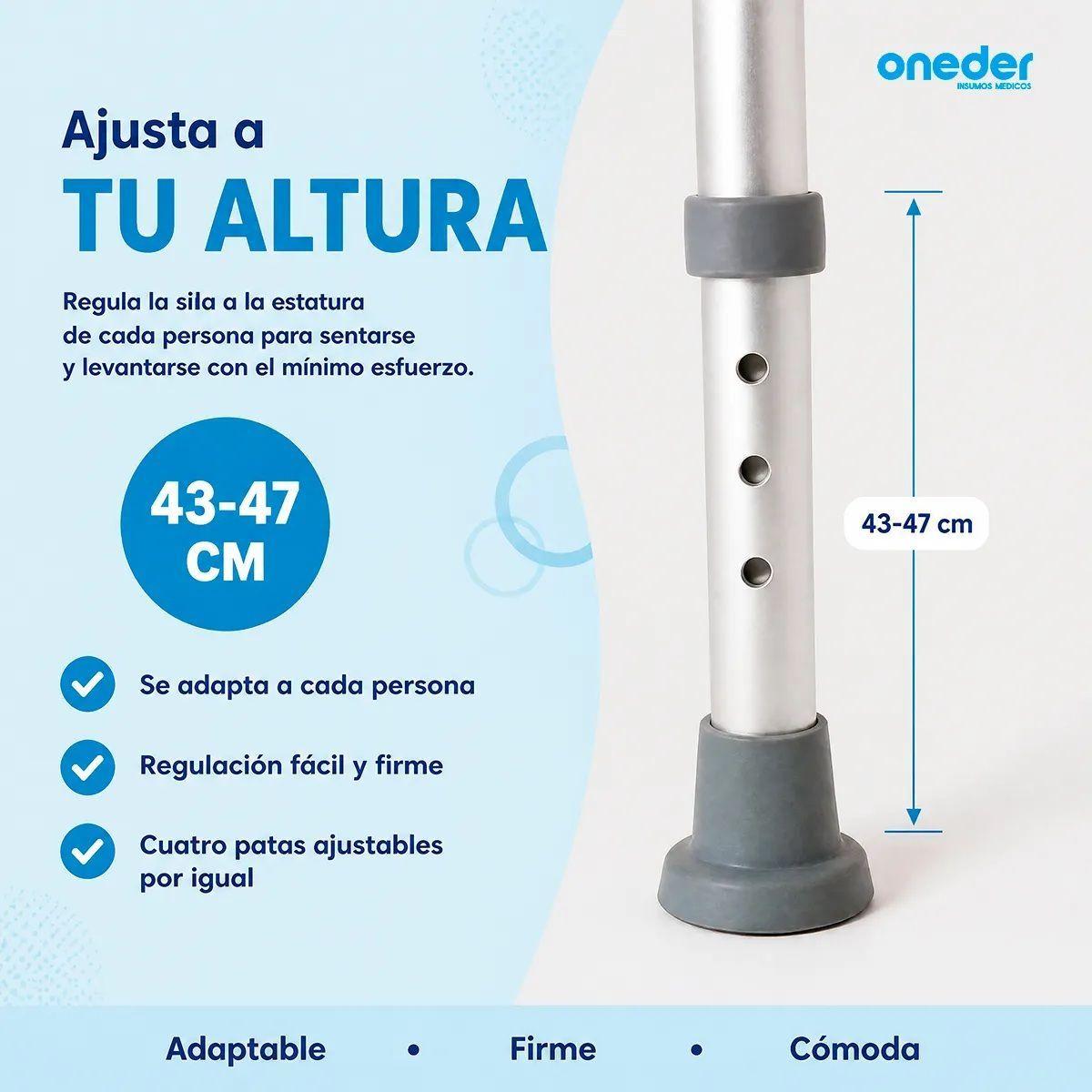 Piso O Banca De Ducha Plegable Con Altura Regulable 203C-8
