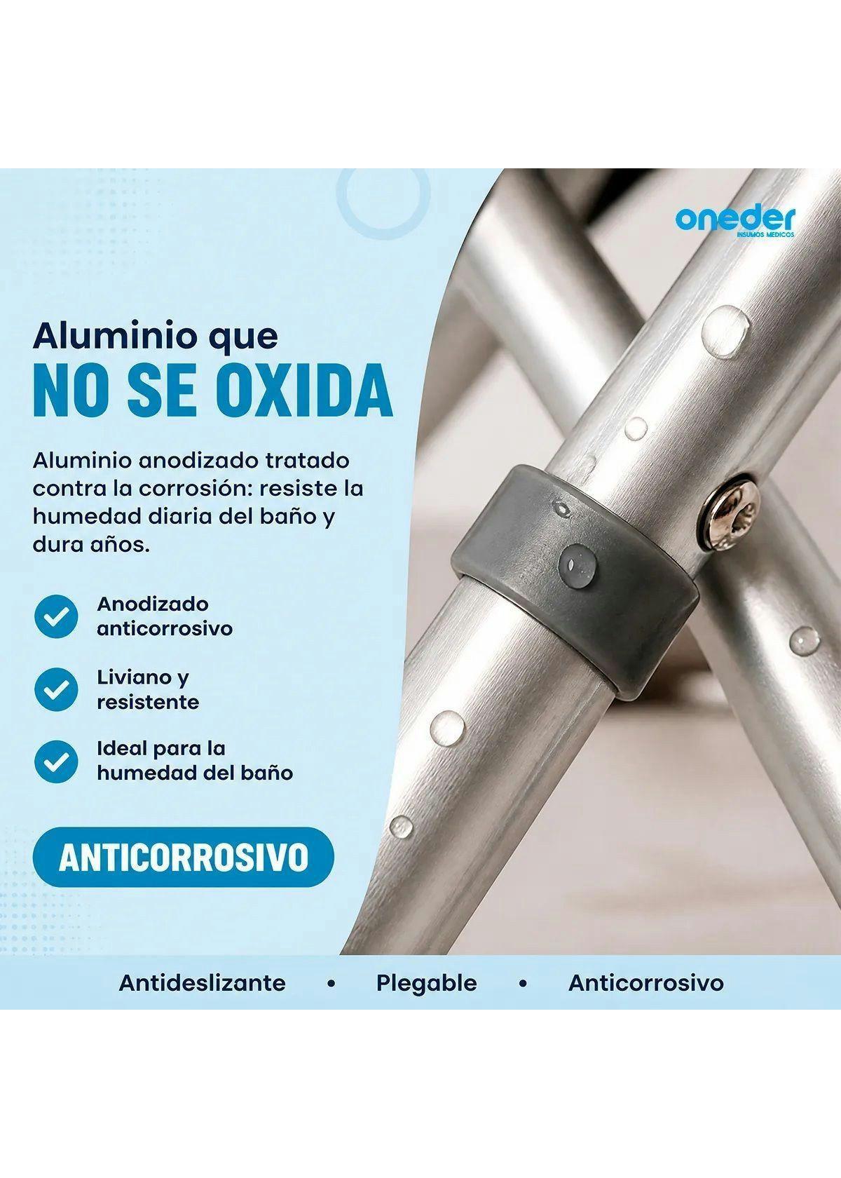 Piso O Banca De Ducha Plegable Con Altura Regulable 203C-2