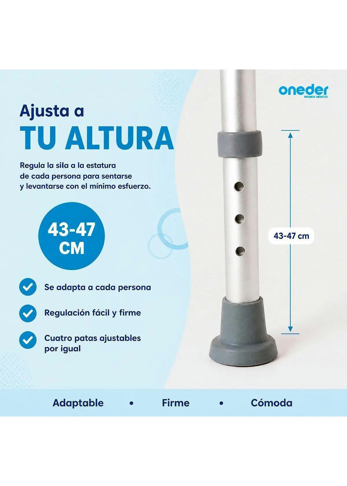 Piso O Banca De Ducha Plegable Con Altura Regulable 203C-8