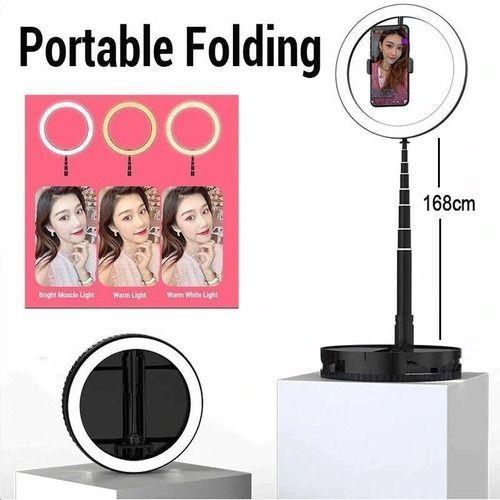 Selfie Anillo Aro Luz Led 26 Cm Tik Tok 167 Cm De Alto -5