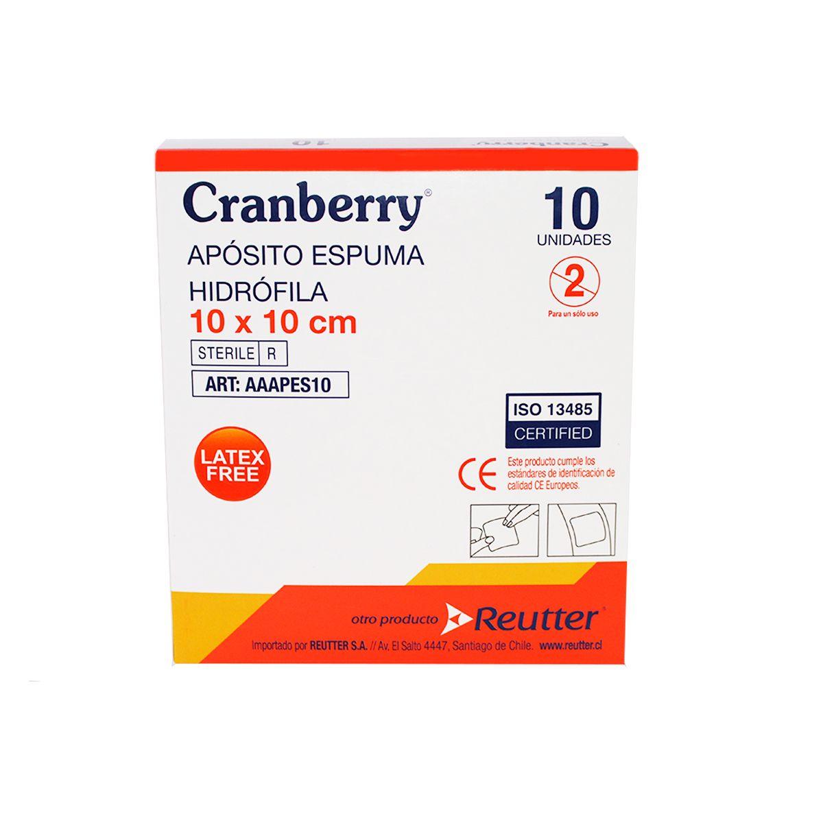 Apósito Espuma Hidrófila De 10x10 Cm - 1 Caja De 10 Unidades-0