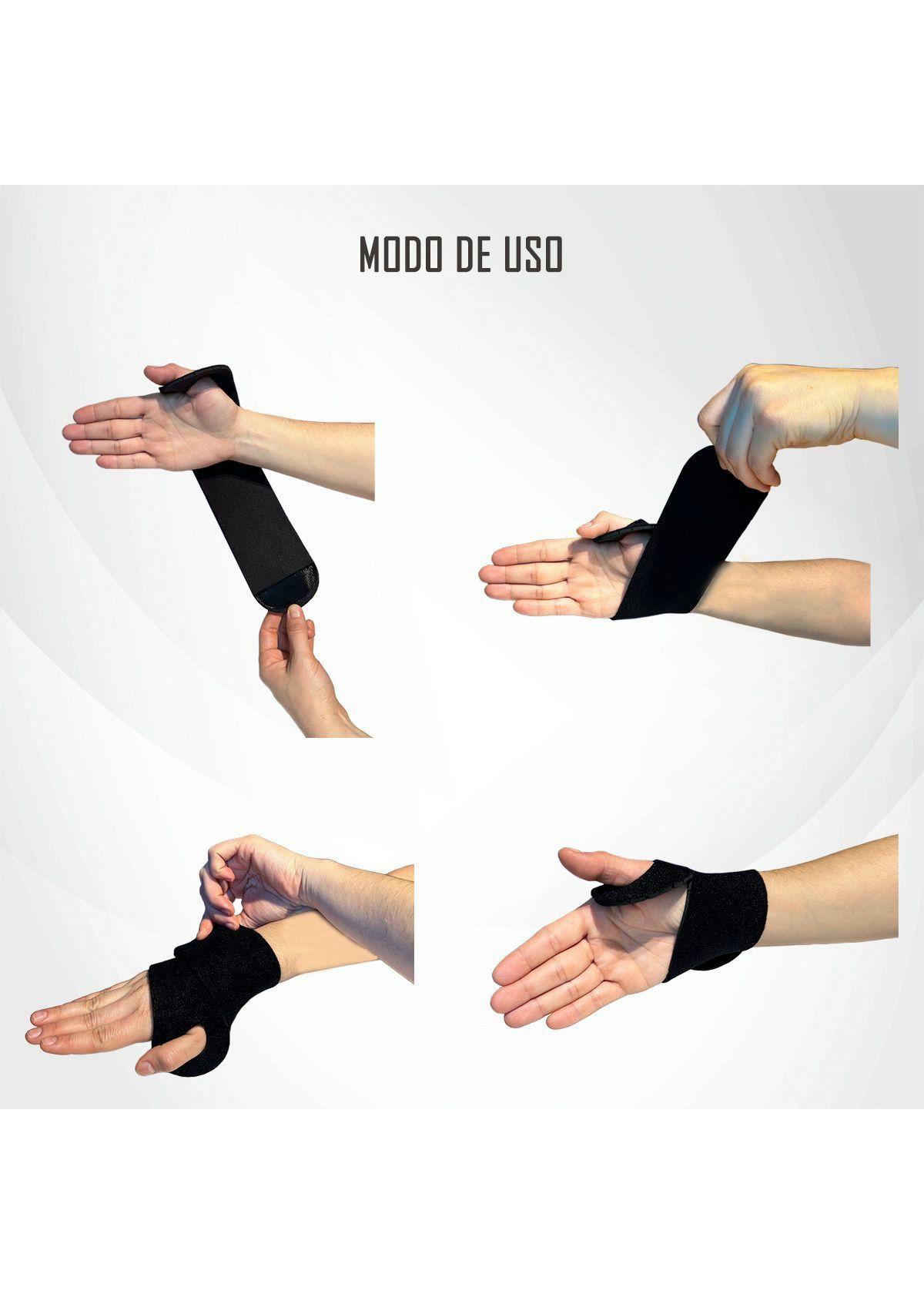 Venda Muñequera Elástica Ortopédica Compresión Muñeca Mano-1
