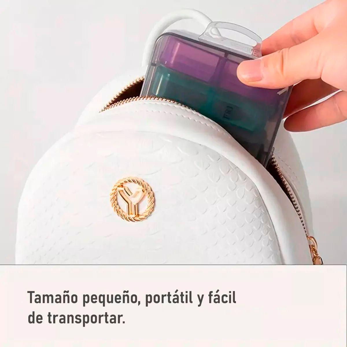 Pastillero Semanal Organizador Portátil De 2 Tomas - 7 Dias-6