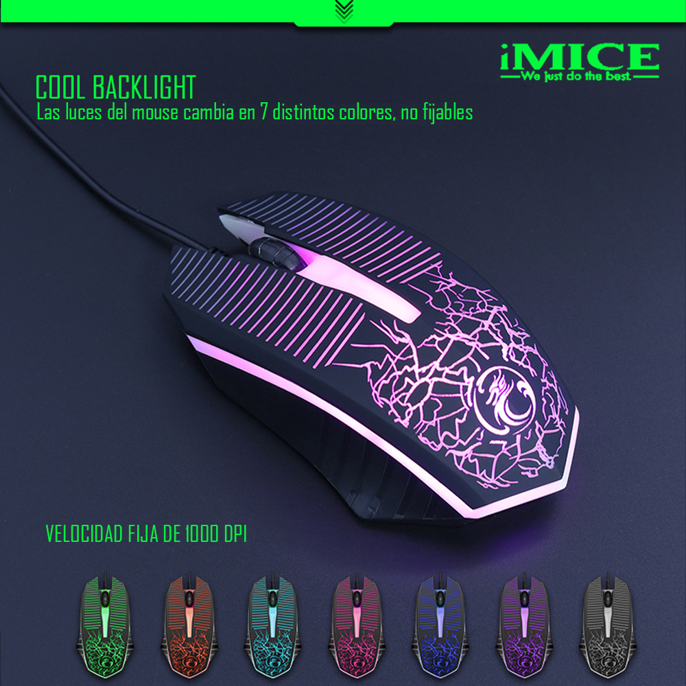 Kit Gamer Premium Imice Km-680 Mouse + Teclado-5