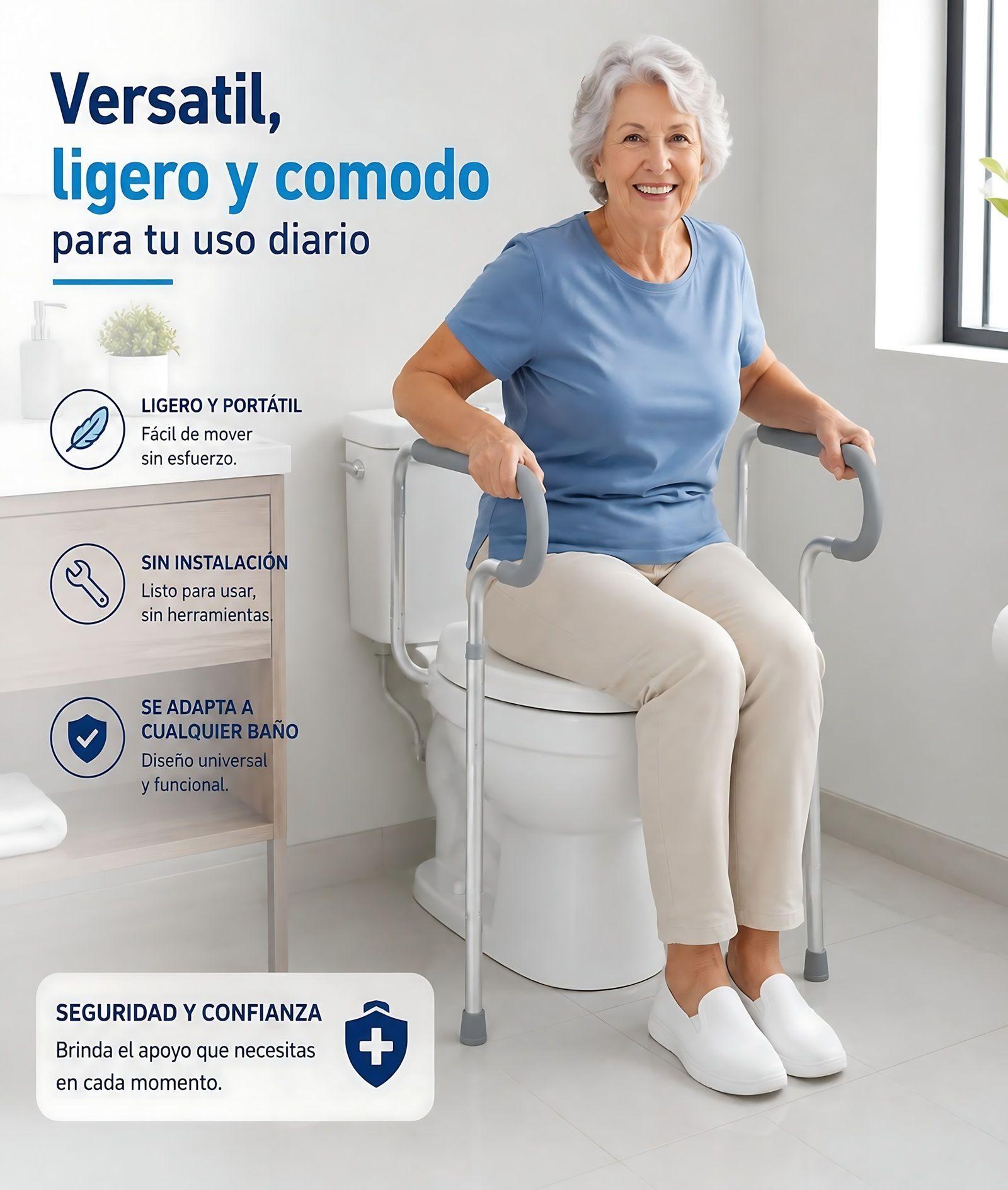 Baranda De Seguridad Barra Para Inodoro Wc 702B-4