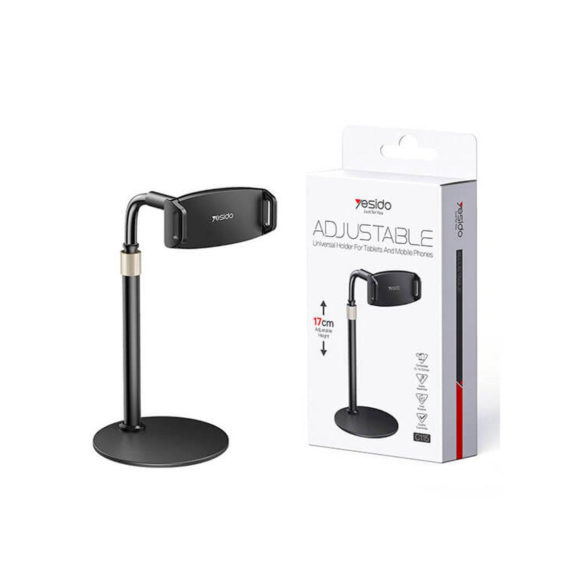 Holder Ajustable Para Tablets Y Teléfonos Móvil Yesido C115-0