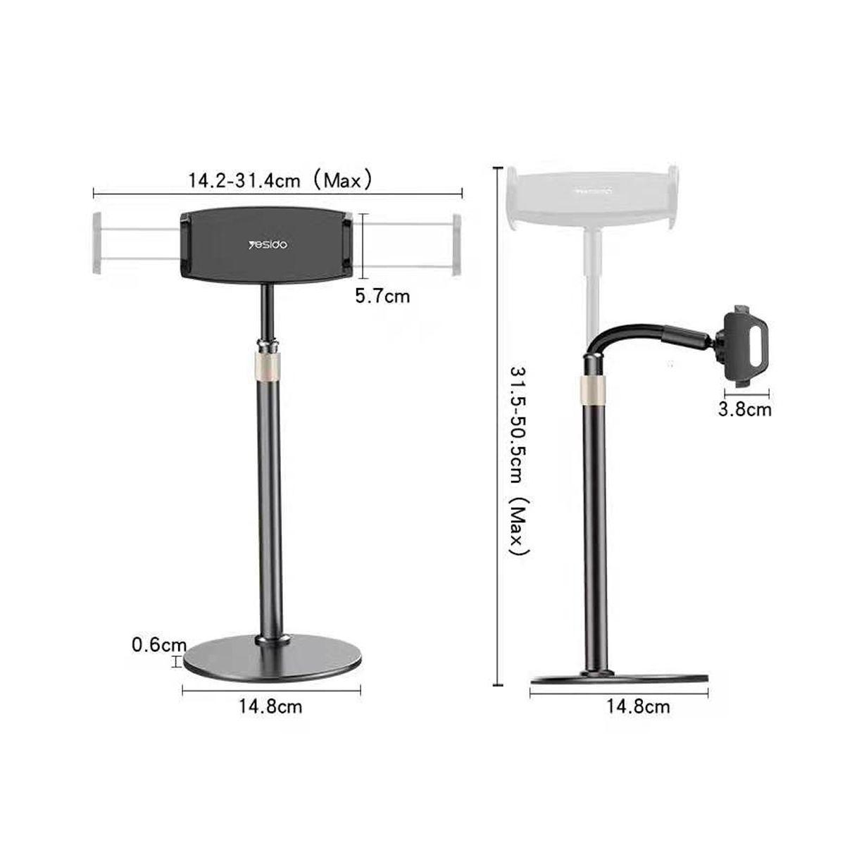 Holder Ajustable Para Tablets Y Teléfonos Móvil Yesido C115-1