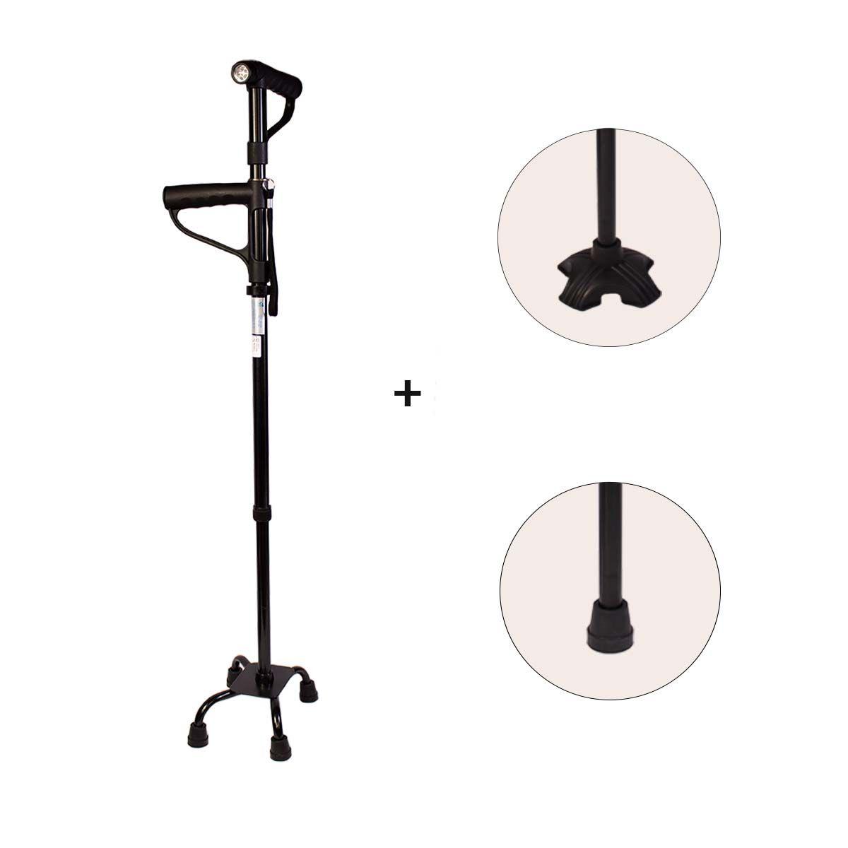 Baston Ortopedico Adulto 3 En 1 + Luz Led Calidad Premium-1