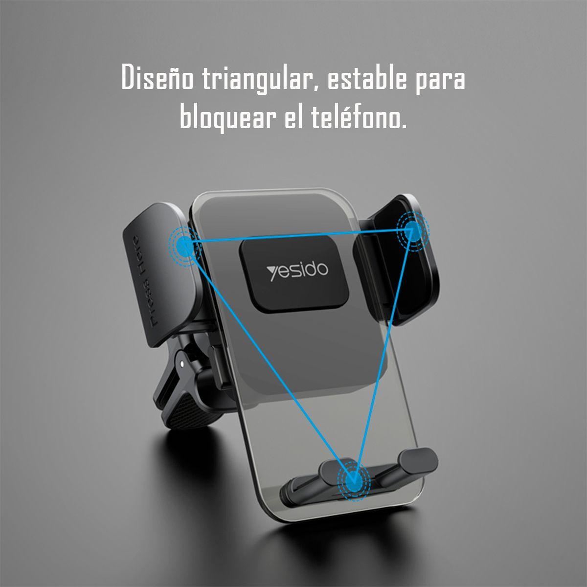 Soporte Holder De Rejilla Para Auto Telefono Yesido C163-3