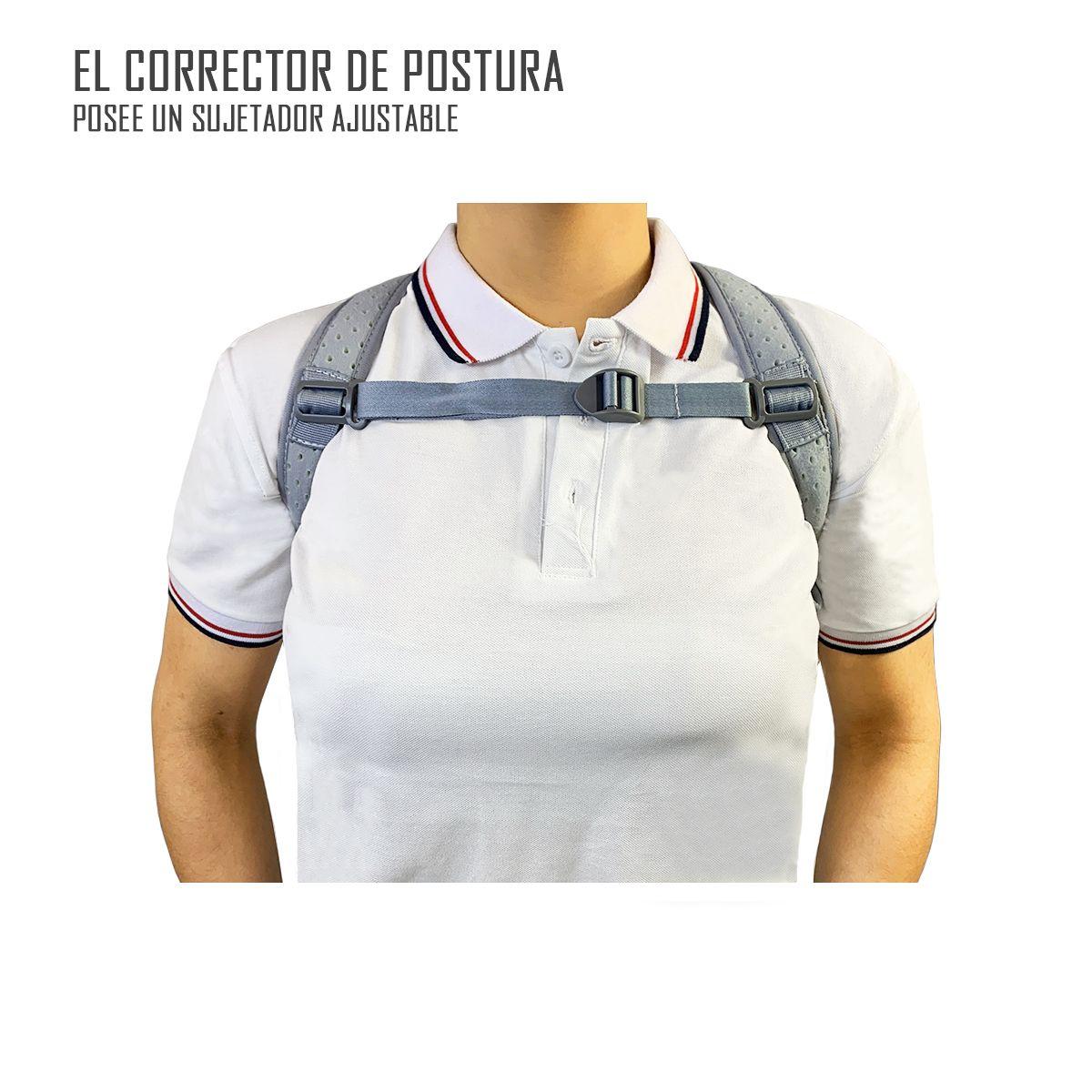 Corrector De Postura Soporte Espalda Unisex Talla M-2
