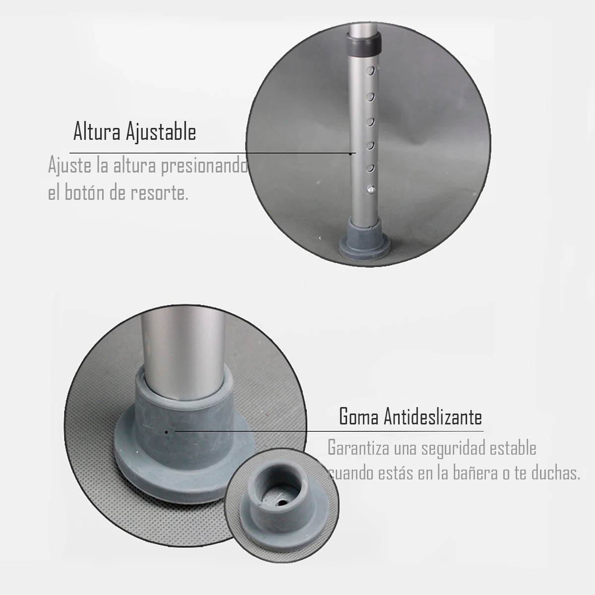 Silla de Ducha con Apoyabrazos-4