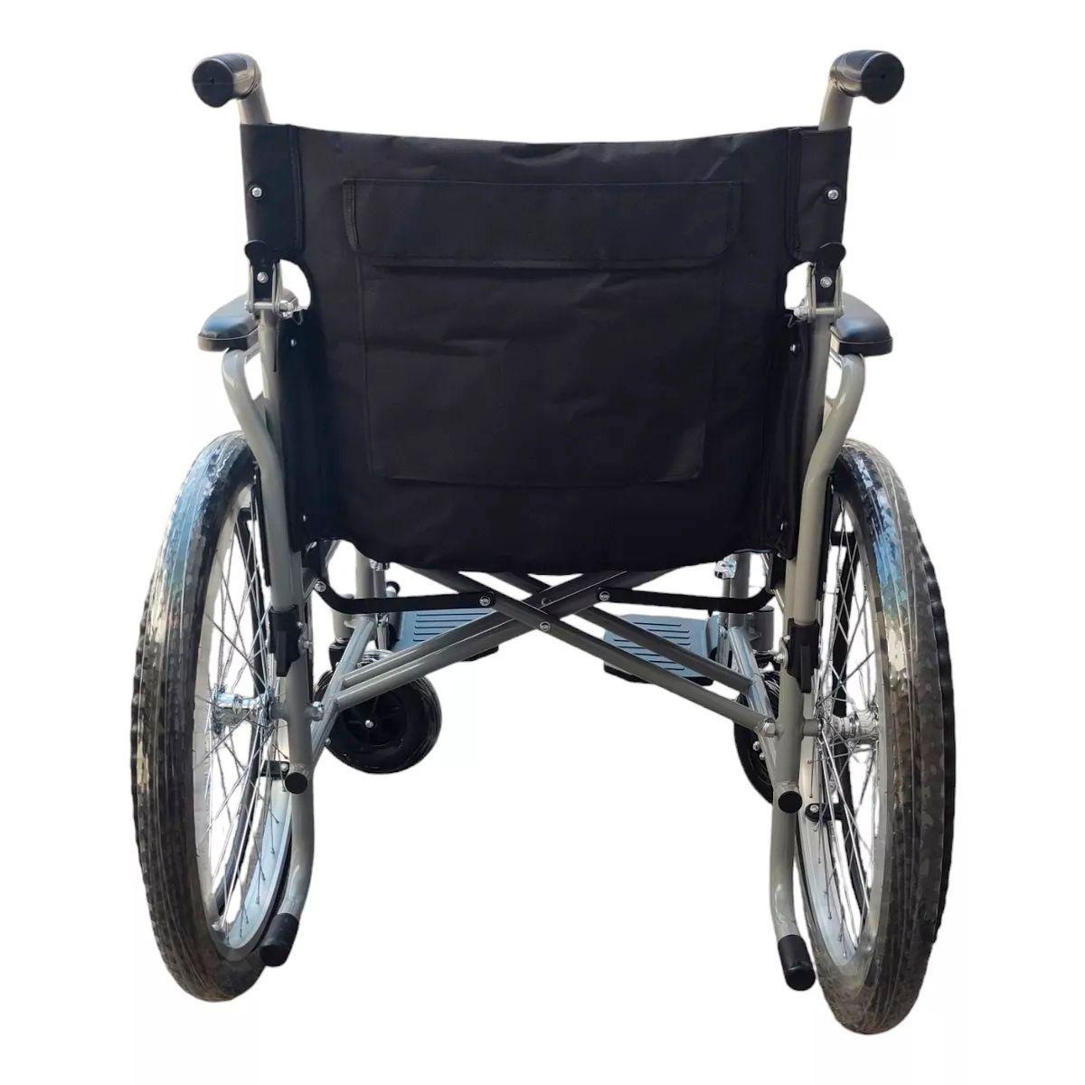Silla De Ruedas Bariatrica Plegable Rueda Neumatica Trasera-4