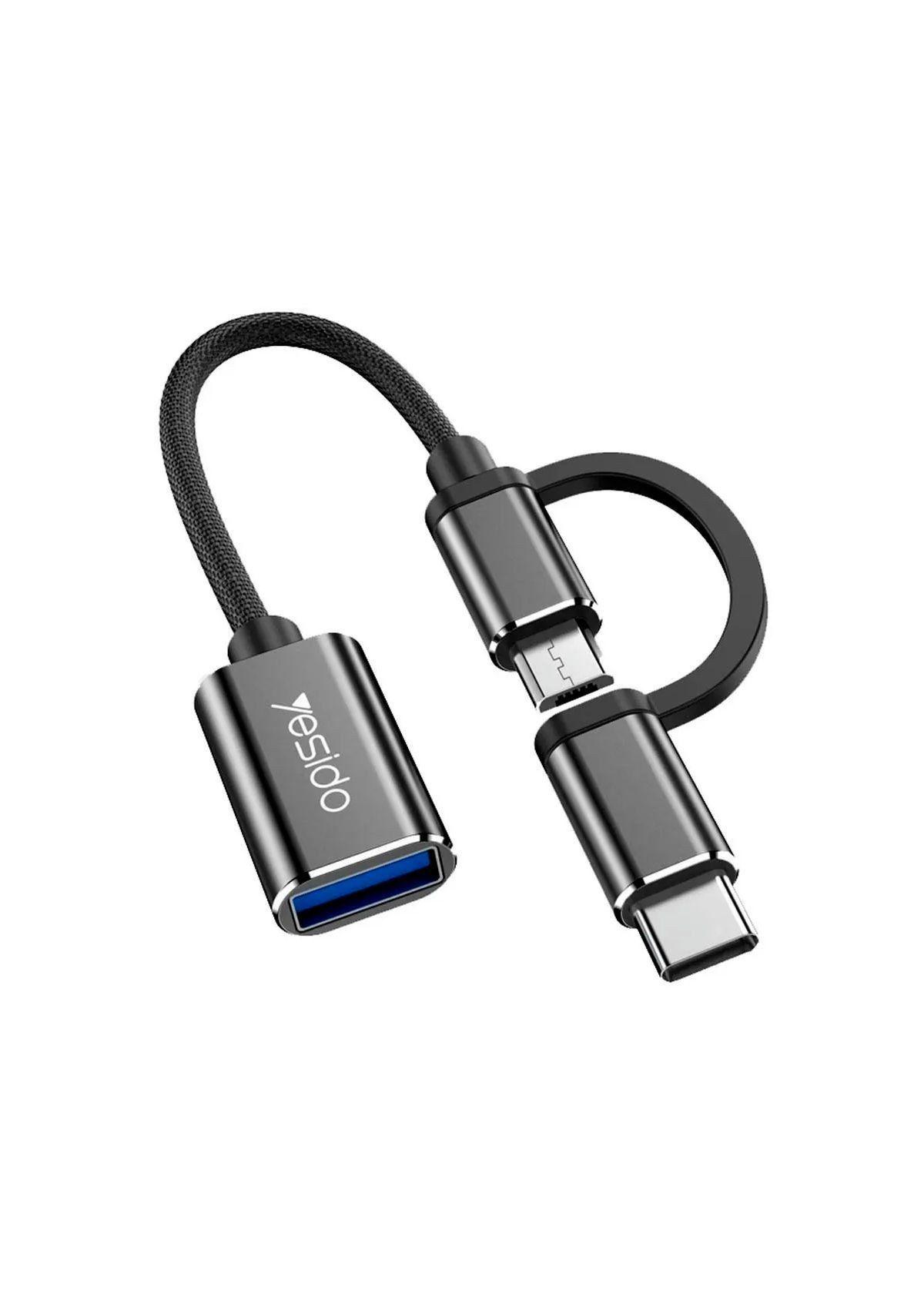 Adaptador 2 En 1 Otg Usb 3.0 Rapido Transmisión Gs02-0