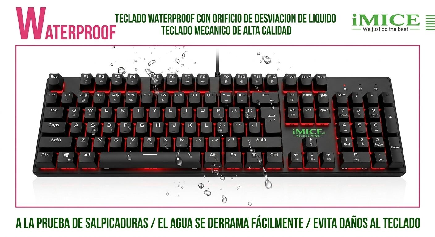 Kit Gamer Premium Imice Teclado Ak 600 Mouse A9 3200 DpiKit Gamer Premium Imice Teclado Ak 600 M-3